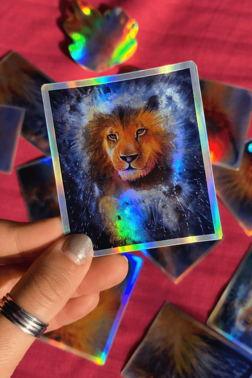 "Rescuer" Holographic Sticker