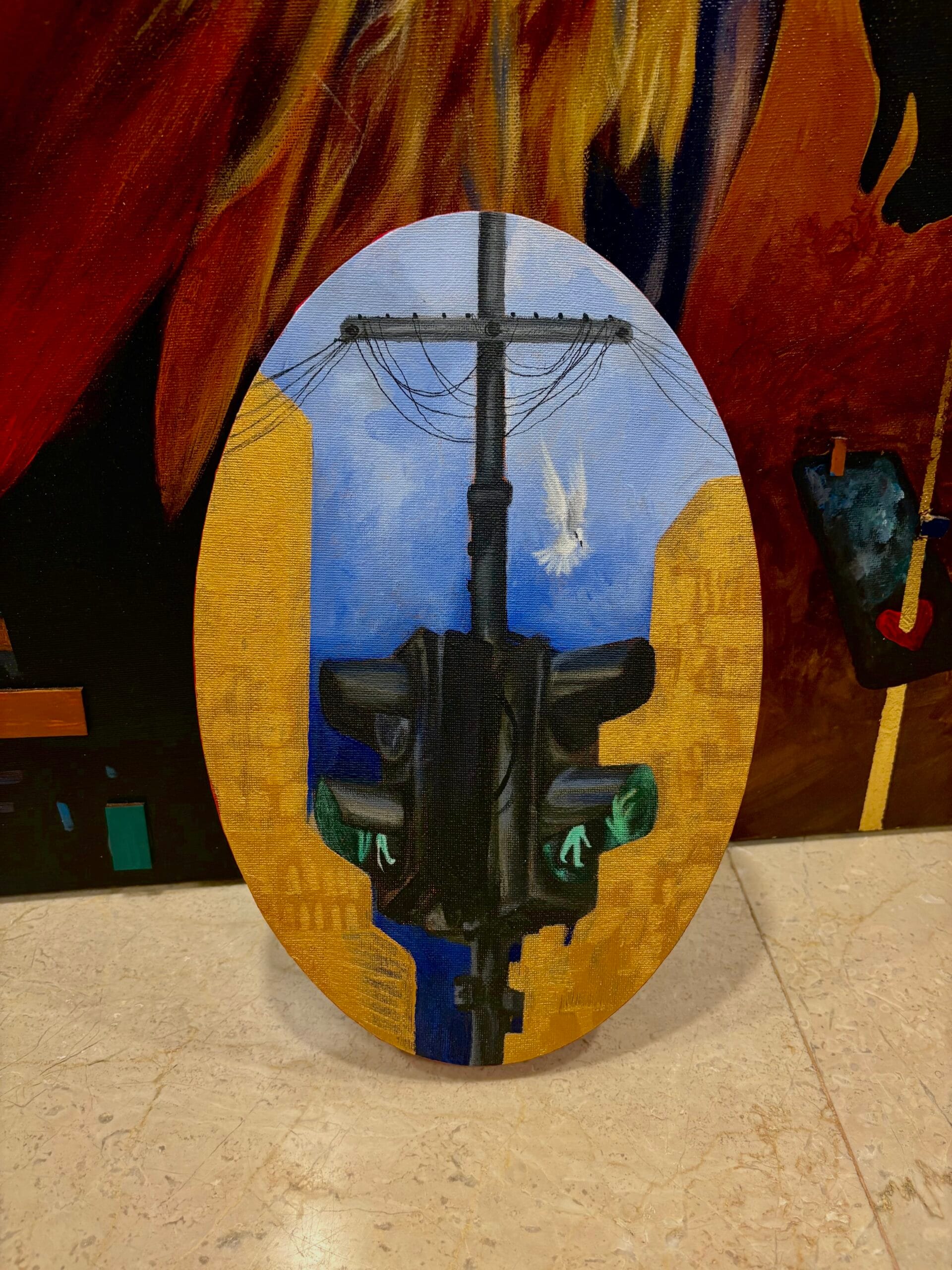 "Misplaced gold/God" Original